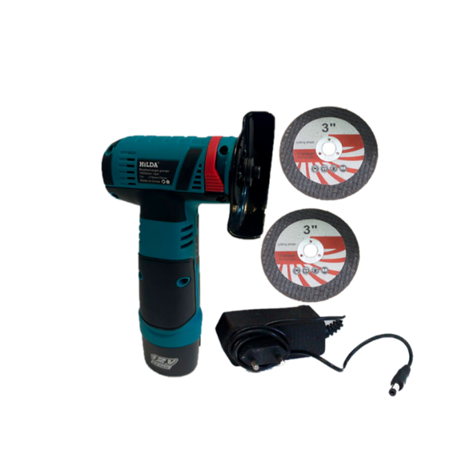 Mini Amoladora + 2 Discos de corte (batería y cargador incluidos) - Imagen 2