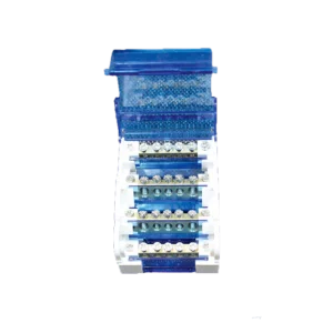 Regletero de distribución de 125A, 3 fases+N