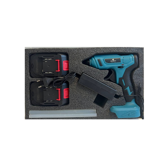 Pistola de Silicona(Incluye cargador y 2 baterías)