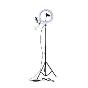 Aro con múltiples tonos LED 10" y trípode