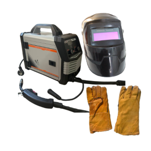 Máquina Inverter de Soldar Electrodos e Hilo 300A + Careta y Guantes
